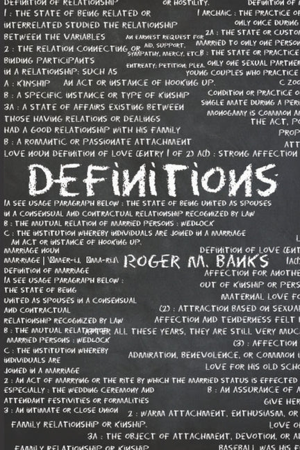 Definitions by Banks, Roger M.