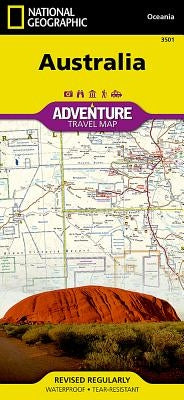 Australia Map by National Geographic Maps