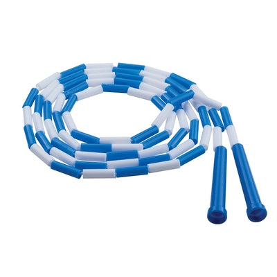 Champion Sports Plastic Segmented Jump Rope, Blue/White, 9' by Champion Sports