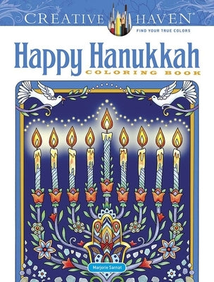 Creative Haven Happy Hanukkah Coloring Book by Sarnat, Marjorie