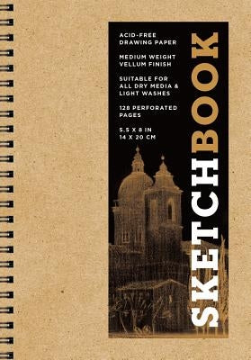 Sketchbook (Basic Small Spiral Kraft), 18 by Sterling Publishing Company