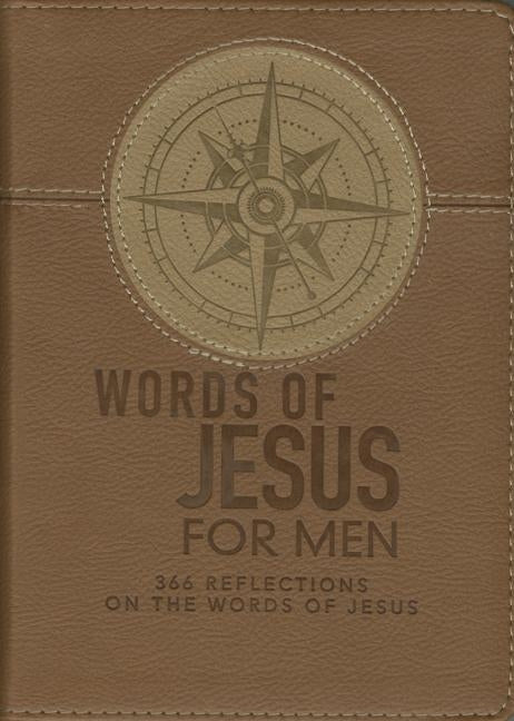 Lux-Leather Brown - Words of Jesus for Men by Christian Art Gifts