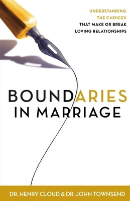 Boundaries in Marriage by Cloud, Henry