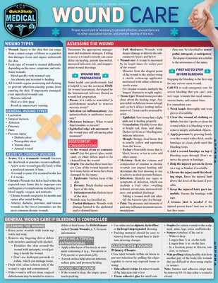 Wound Care: A Quickstudy Laminated Reference Guide by Glicksman, Eve