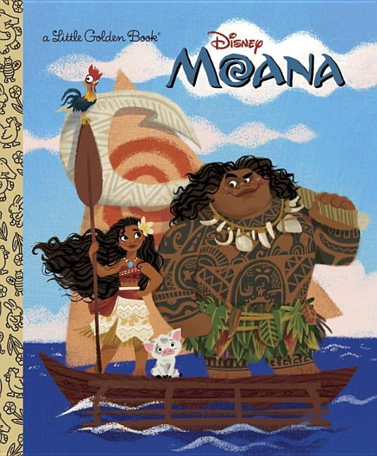 Moana Little Golden Book by Hitchcock, Laura
