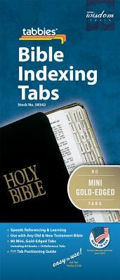 Bible Tab-Mini: Mini Gold-Edged Bible Tabs by Tabbies