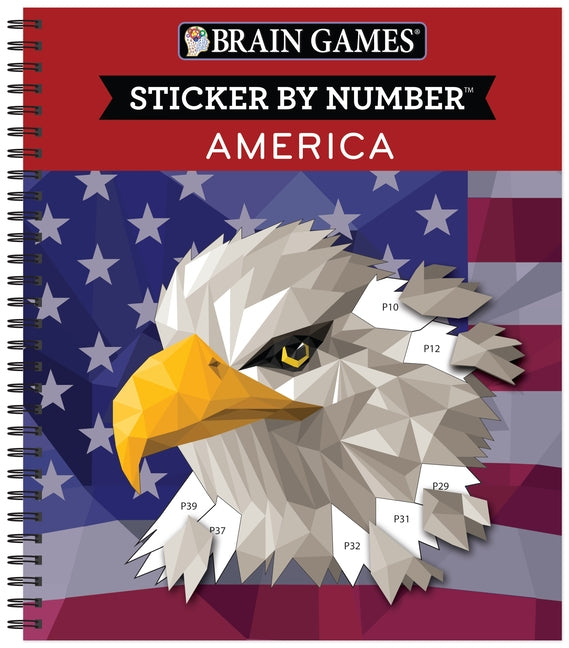 Brain Games - Sticker by Number: America by Publications International Ltd