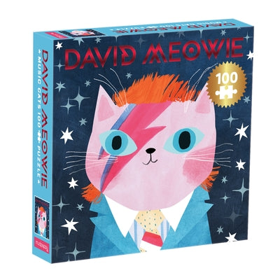 David Meowie Music Cats 100 Piece Puzzle by Mudpuppy