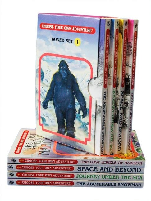 Choose Your Own Adventure 4-Book Set, Volume 1: The Abominable Snowman/Journey Under the Sea/Space and Beyond/The Lost Jewels of Nabooti by Montgomery, R. a.