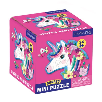 Unicorn 24 Piece Shaped Mini Puzzle by Mudpuppy