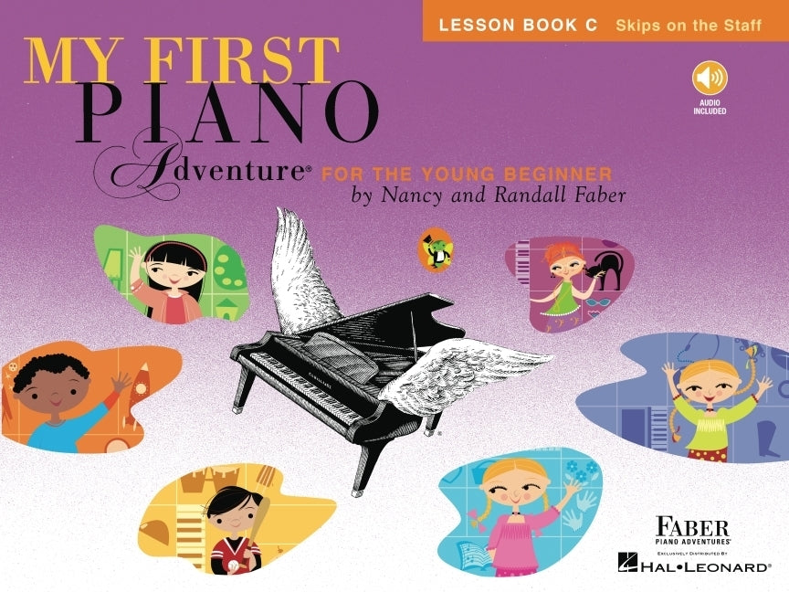 My First Piano Adventure: Lesson Book C with Play-Along & Listening CD by Faber, Nancy