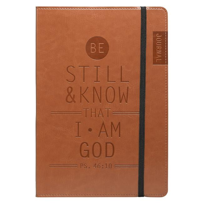 Journal - Lux-Leather - Brown by Christian Art Gifts