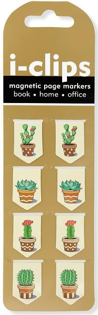 Iclip Magnetic Bkmk Succulents by Peter Pauper Press, Inc