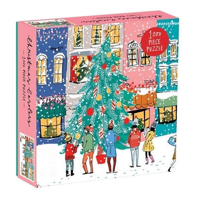 Christmas Carolers Square Boxed 1000 Piece Puzzle by Galison