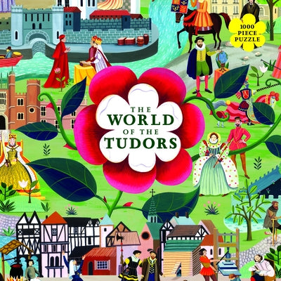 The World of the Tudors 1000 Piece Puzzle: A Jigsaw Puzzle with 50 Historical Figures to Find by Wilkins, Sarah