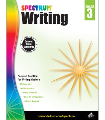 Spectrum Writing, Grade 3 by Spectrum
