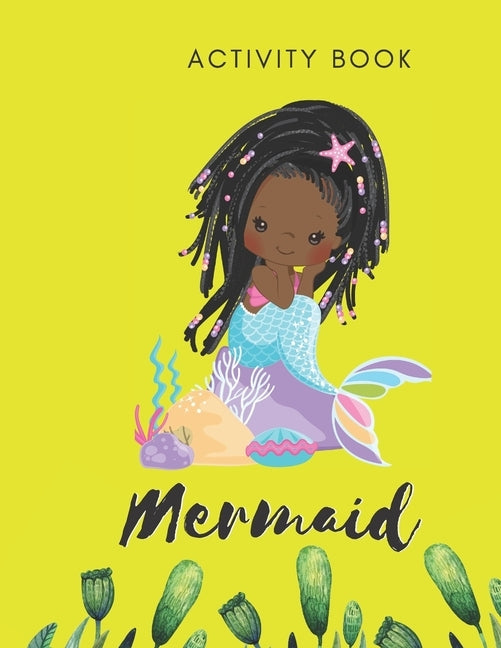 Mermaid Activity Book: Tracing Puzzles - 30 Pages - Paperback - Made In USA - Size 8.5x11 by Publishing, The Sirena Aqua
