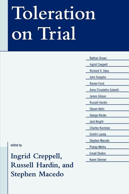Toleration on Trial by Creppell, Ingrid