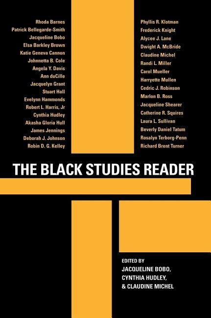 The Black Studies Reader by Bobo, Jacqueline