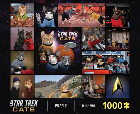 Star Trek Cats 1000-Piece Puzzle by Chronicle Books