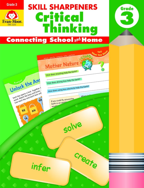 Skill Sharpeners Critical Thinking Grade 3 by Evan-Moor Educational Publishers