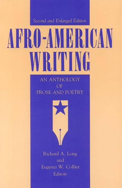 Afro-American Writing - Ppr. by Long, Richard A.