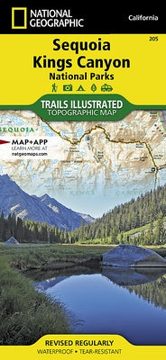 Sequoia and Kings Canyon National Parks Map by National Geographic Maps