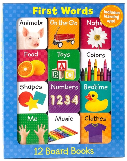 First Words (12 Book Set & Downloadable App!) by Little Grasshopper Books
