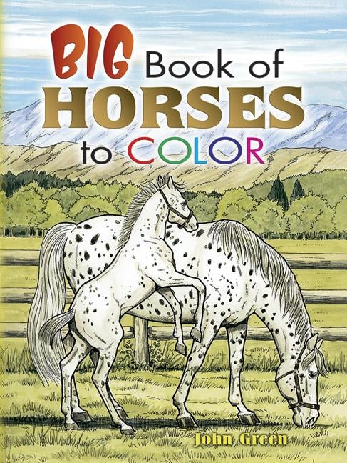 Big Book of Horses to Color by Green, John
