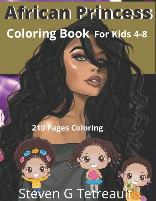 African Princess Coloring Book: Black magic Girl by Tetreault, Steven G.