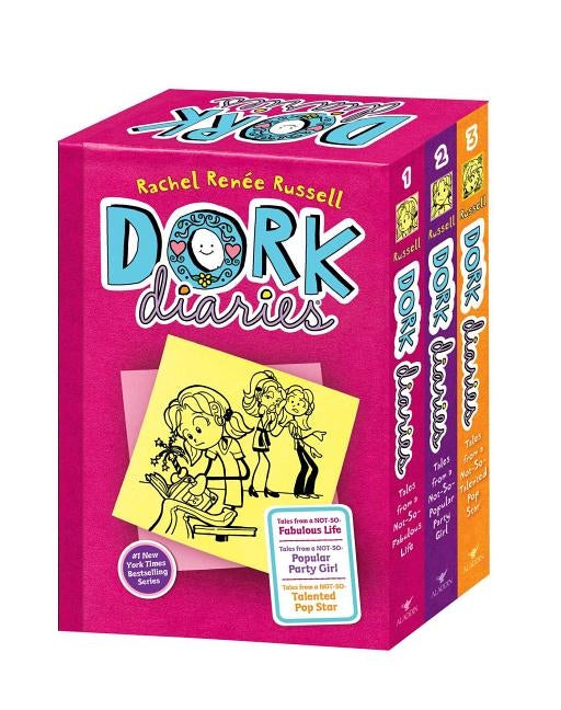 Dork Diaries Box Set (Book 1-3): Dork Diaries; Dork Diaries 2; Dork Diaries 3 by Russell, Rachel Ren