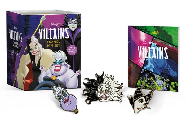 Disney Villains Enamel Pin Set by Strong, Mary