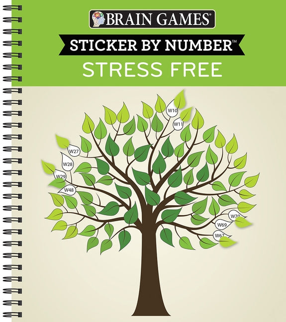 Brain Games - Sticker by Number: Stress Free by Publications International Ltd