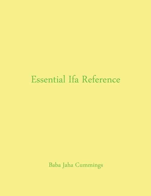 Essential Ifa Reference by Jaha, Baba