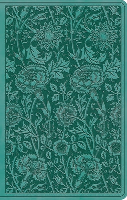 ESV Premium Gift Bible (Trutone, Teal, Floral Design) by 