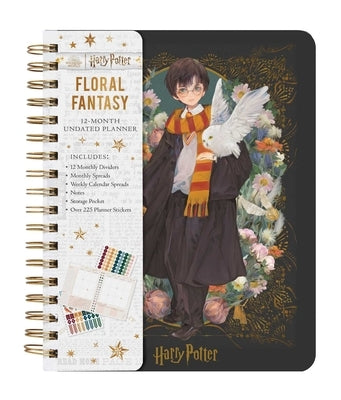 Harry Potter: Floral Fantasy 12-Month Undated Planner by Insights