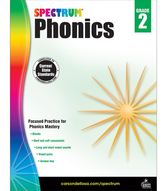 Spectrum Phonics, Grade 2 by Spectrum
