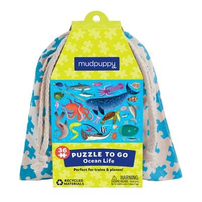 Puz 36 to Go Ocean Life by Claude, Jean