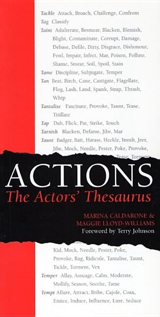 Actions: The Actors' Thesaurus by Calderone, Marina