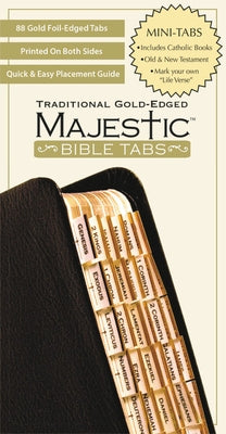 Majestic Traditional Gold Bible Tabs Mini by Claire, Ellie