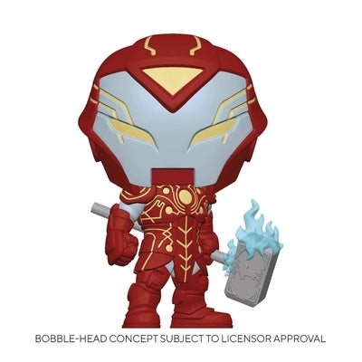 Pop Marvel Infinity Warps Iron Hammer Vinyl Figure by Funko