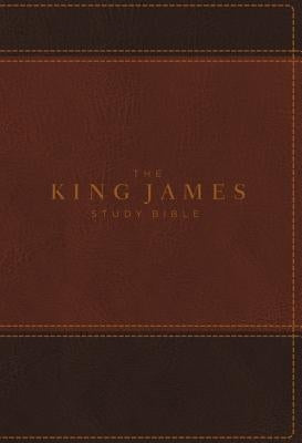 The King James Study Bible, Imitation Leather, Brown, Indexed, Full-Color Edition by Thomas Nelson