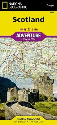 Scotland Adventure Travel Map by National Geographic Maps - Adventure