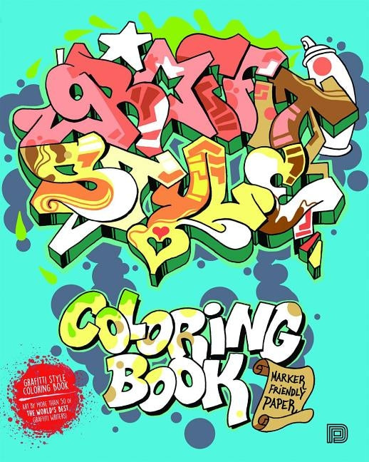 Graffiti Style Coloring Book by Almqvist, Bjàörn