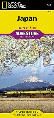 Japan Map by National Geographic Maps