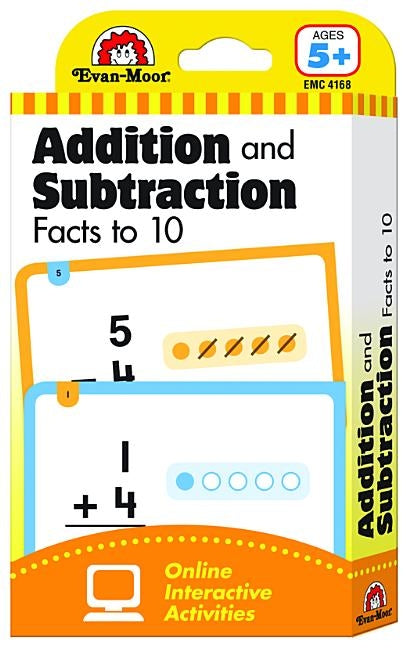 Flashcards: Beginning Addition and Subtraction Facts to 10 by Evan-Moor Educational Publishers