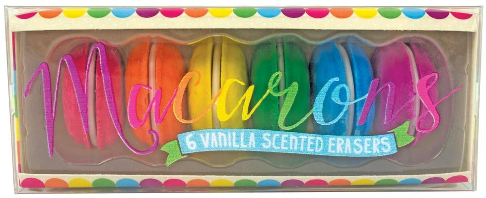 Macarons Scented Erasers - Set of 6 by Ooly