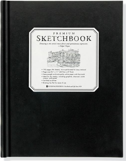 Premium Sketchbook Large Jrnl by Peter Pauper Press, Inc