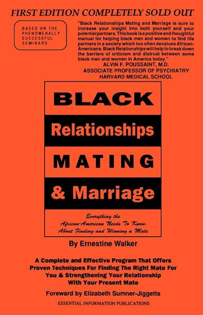 Black Relationships Mating & Marriage by Walker, Ernestine
