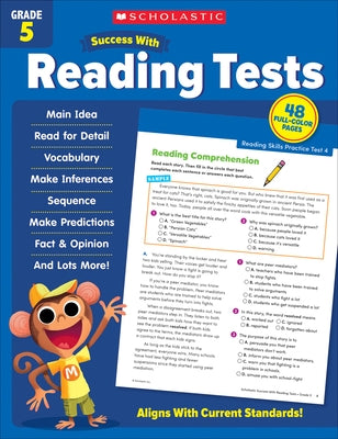 Scholastic Success with Reading Tests Grade 5 by Scholastic Teaching Resources